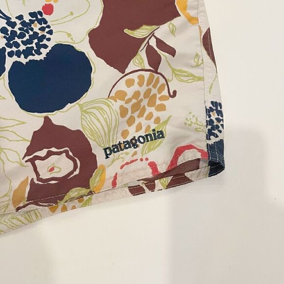 Patagonia Board Shorts Wavefarer Swim Trunks Size 36 Surf Beach Hawaiian Floral - Picture 3 of 4